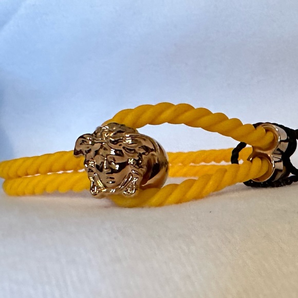 Versace Medusa braided bracelet NEW (AUTHENTIC) - Picture 1 of 16